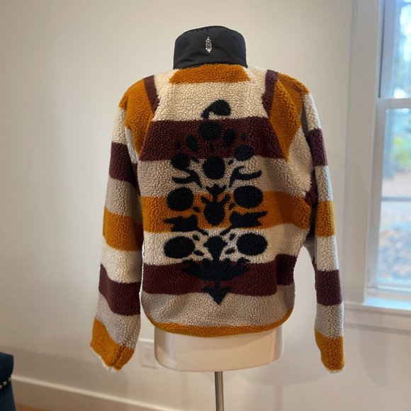 Free People Movement Rocky Ridge Women’s Sherpa Fleece Jacket  Small NEW - Picture 6 of 9